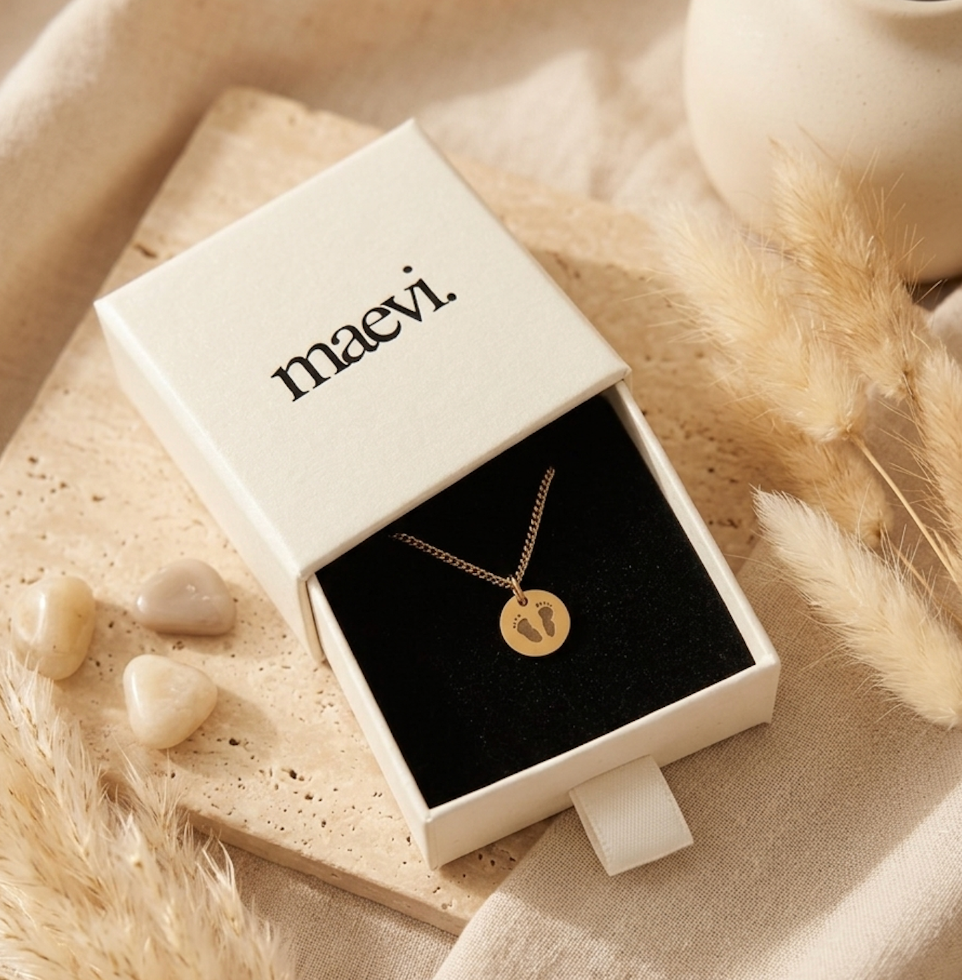 Ketting met Hand- of Voetafdruk