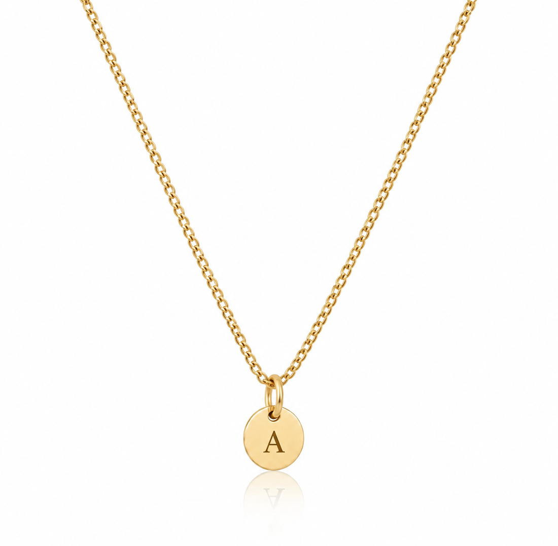 Ketting met Initiaal (rond)