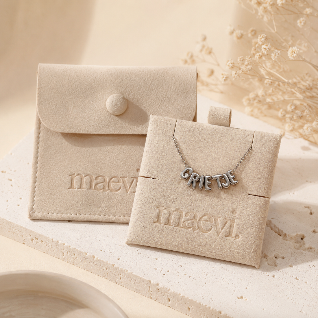 Ketting met Bubble Letters
