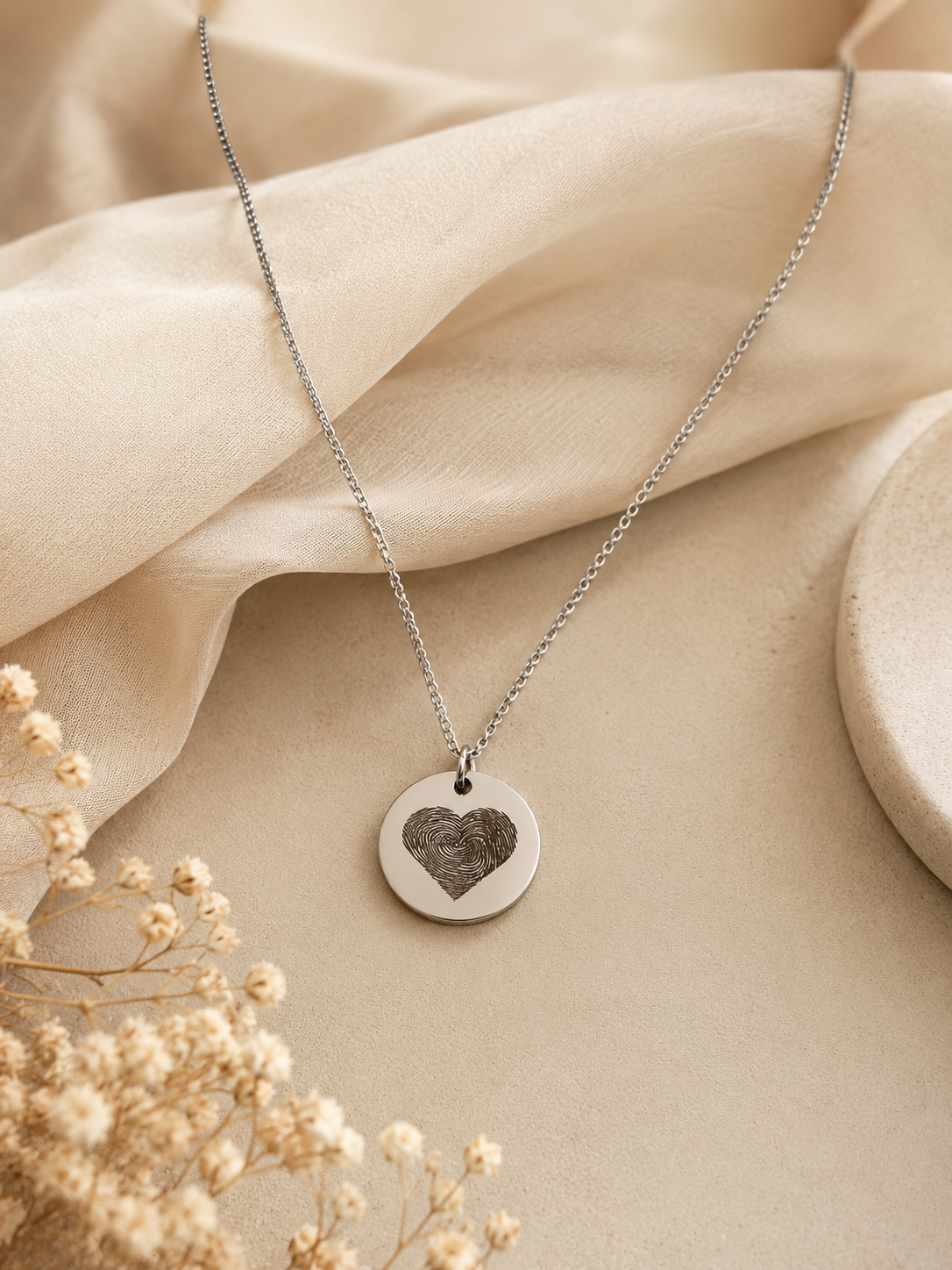 Ketting met vingerafdruk