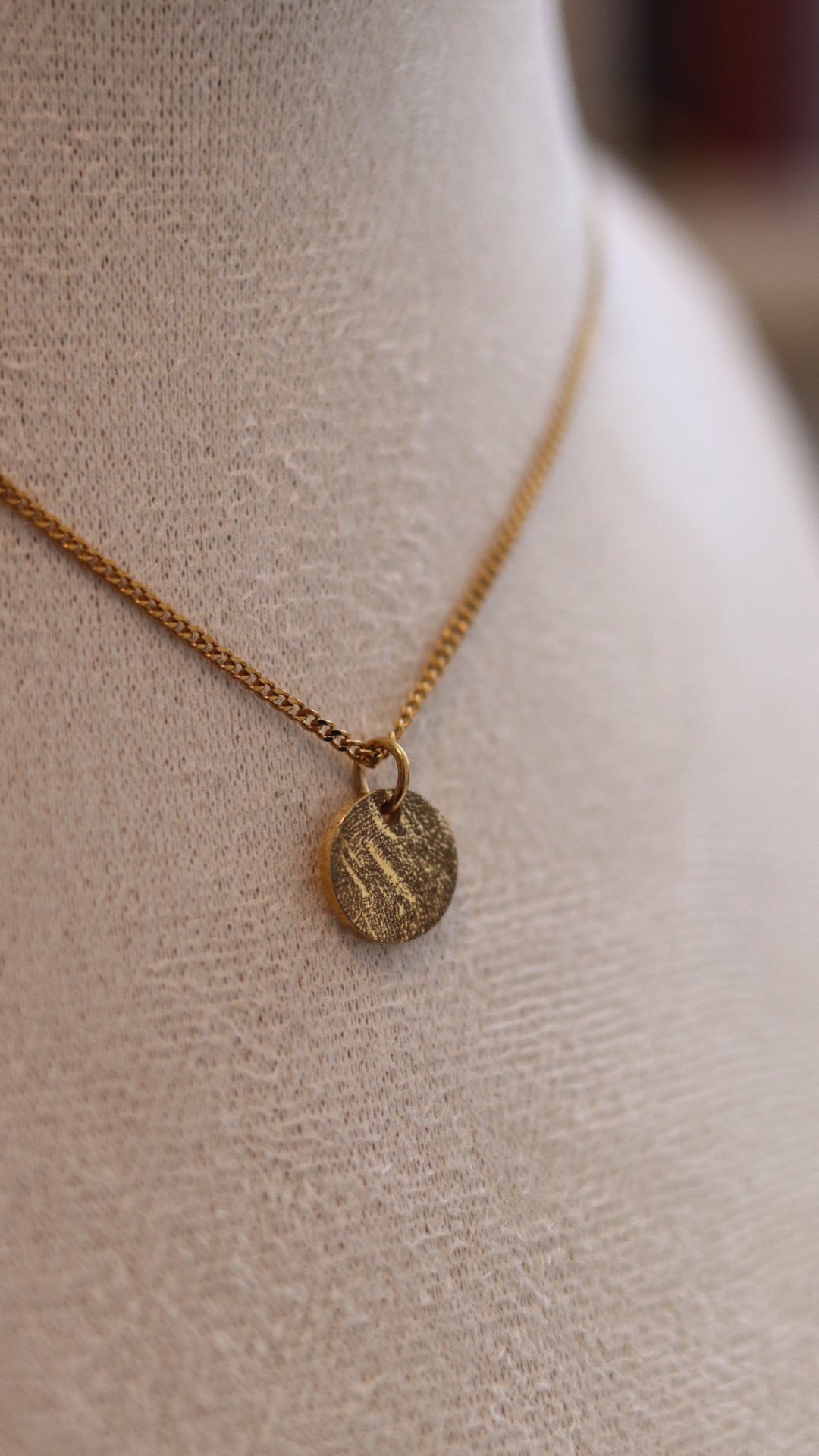 Ketting met vingerafdruk