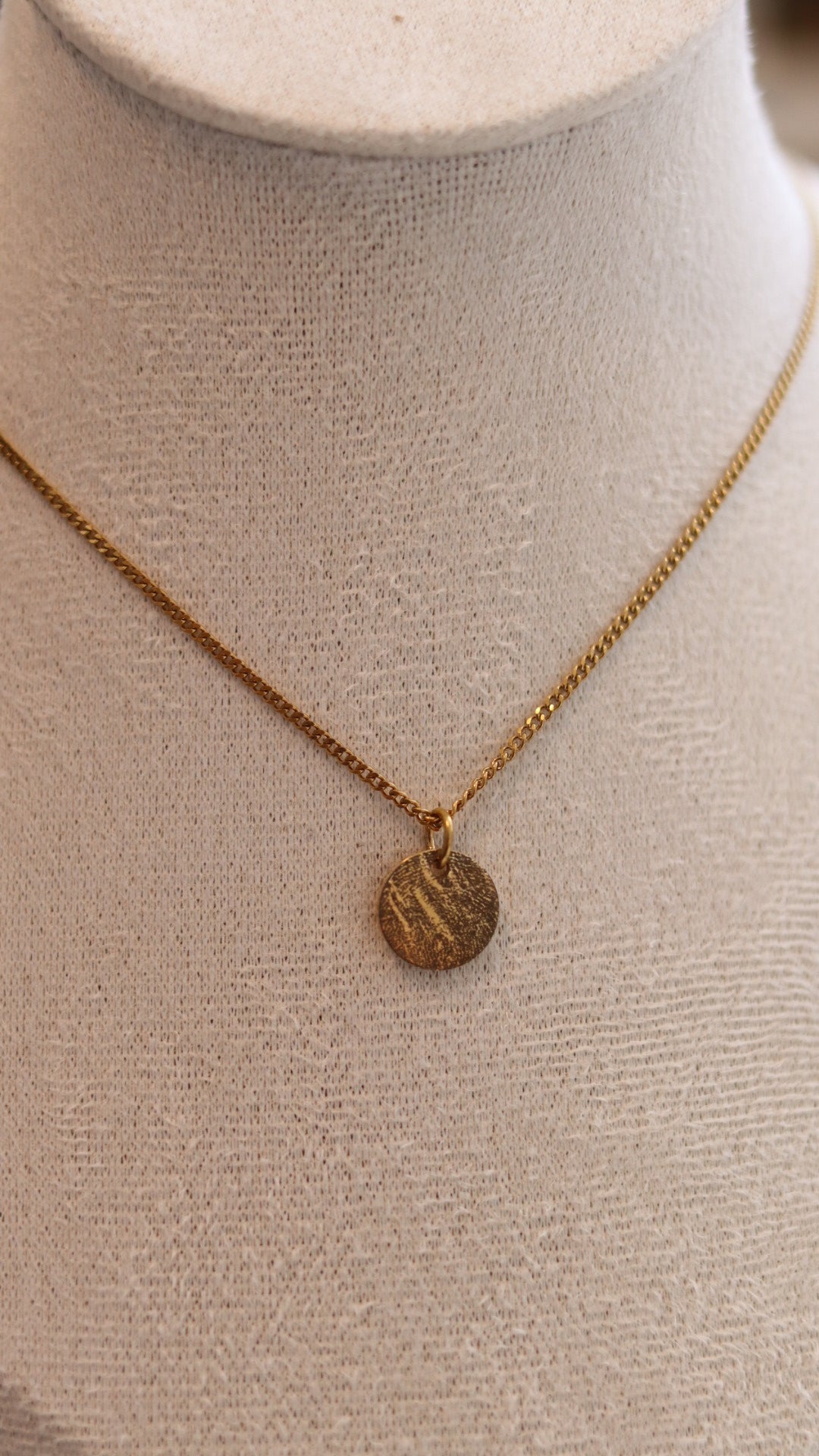 Ketting met vingerafdruk