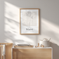Geboorteposter 'Leah'