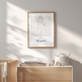 Geboorteposter 'Leah'