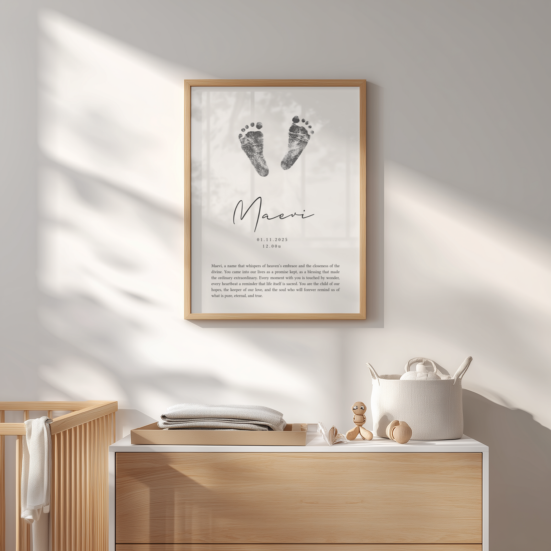 Geboorteposter 'Maya'