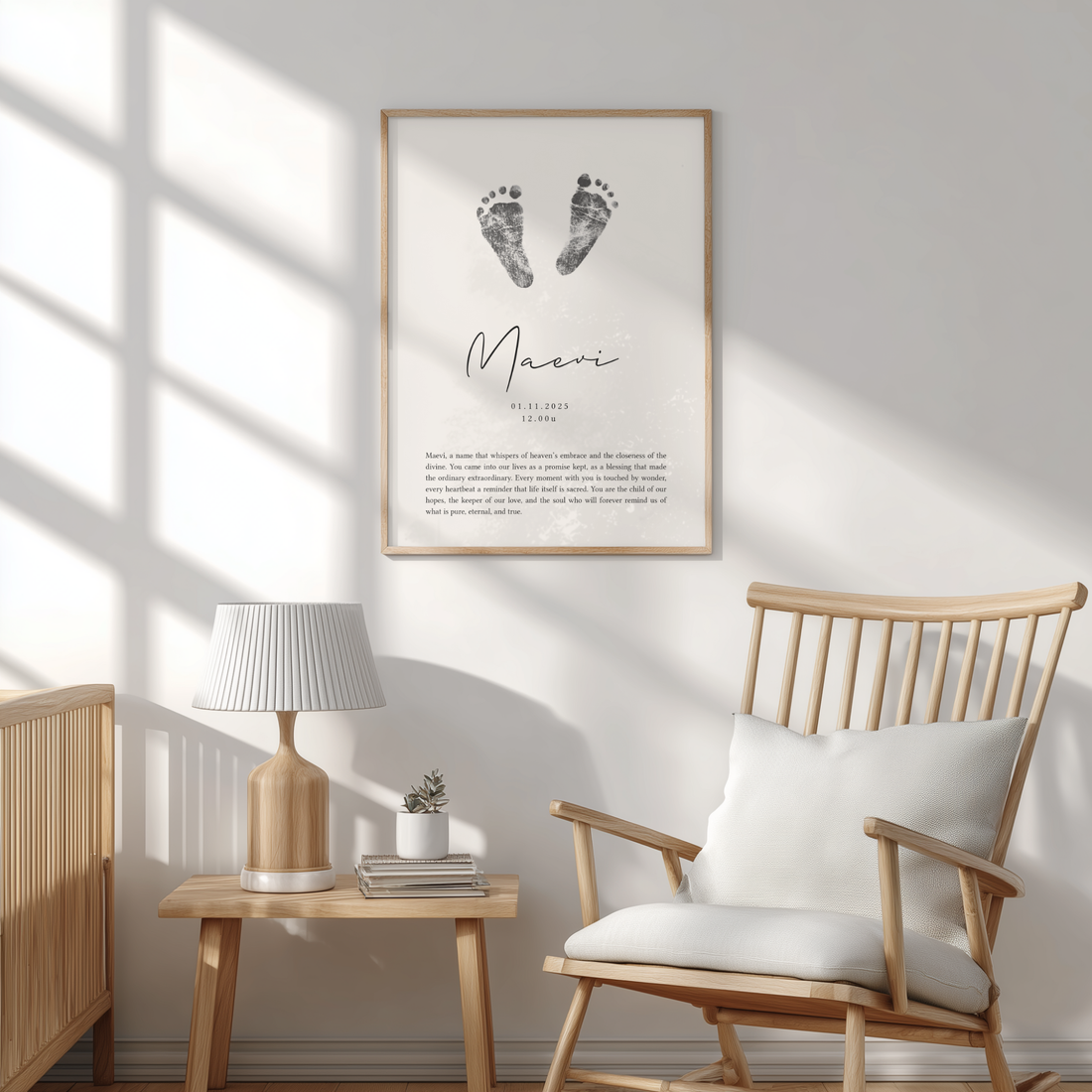 Geboorteposter 'Maya'
