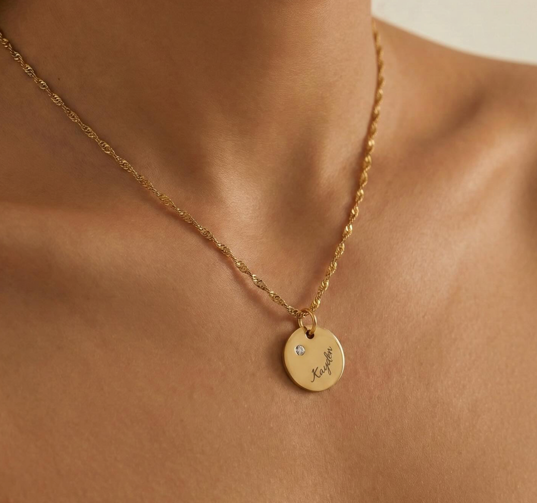 Ketting met Naam & Geboortesteen