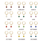 Oorbellen met Geboortesteen