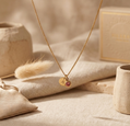 Ketting met Initiaal & Geboortesteen