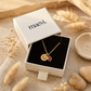 Ketting met Voet of Hand & Geboortesteen (hart)