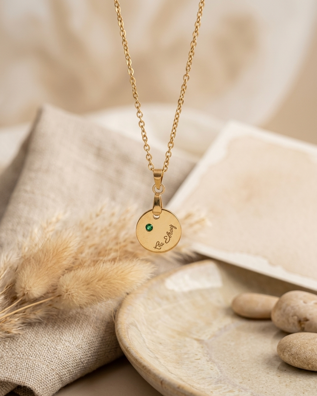 Ketting met Naam & Geboortesteen