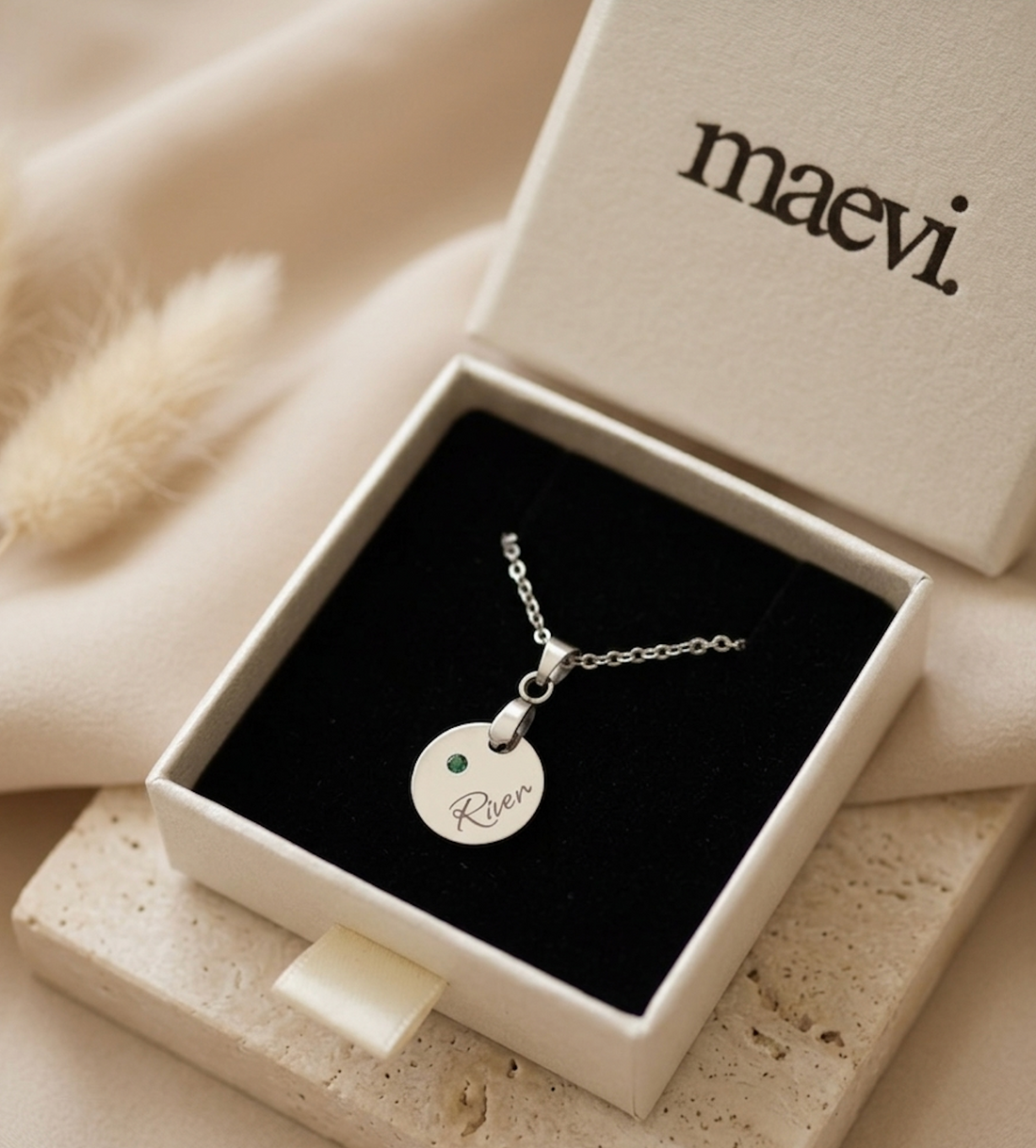 Ketting met Naam & Geboortesteen