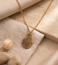 Ketting met vingerafdruk (ovaal)