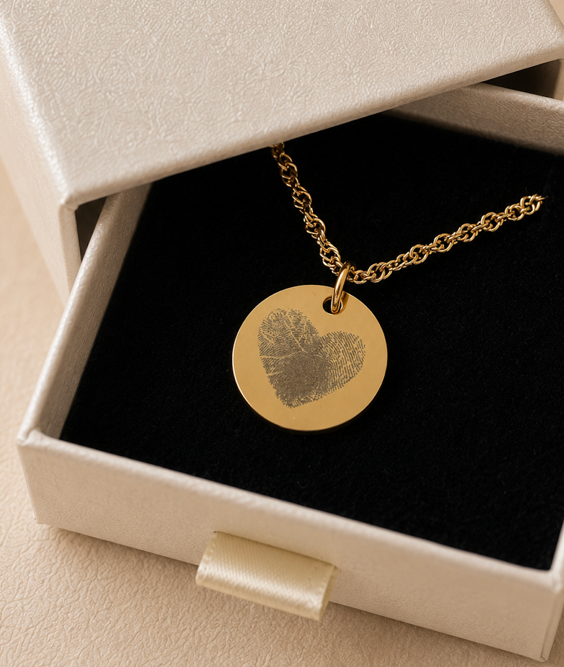 Ketting met vingerafdruk